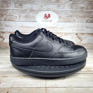 Nike Court Vision Mens Size 7.5 Low Triple Black Athletic Shoes